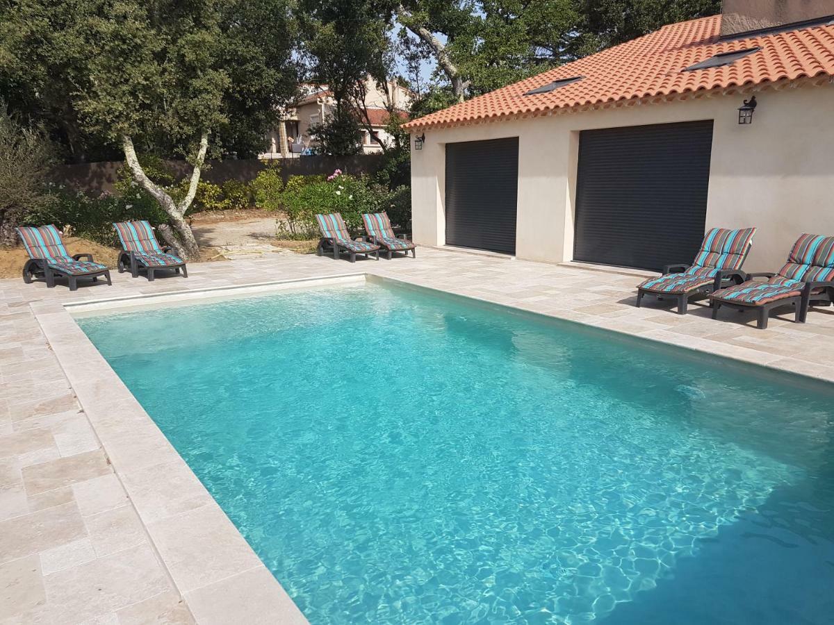 La Casita Villa Avec Piscine Pres D'Uzes Saint-Laurent-la-Vernède Exterior foto